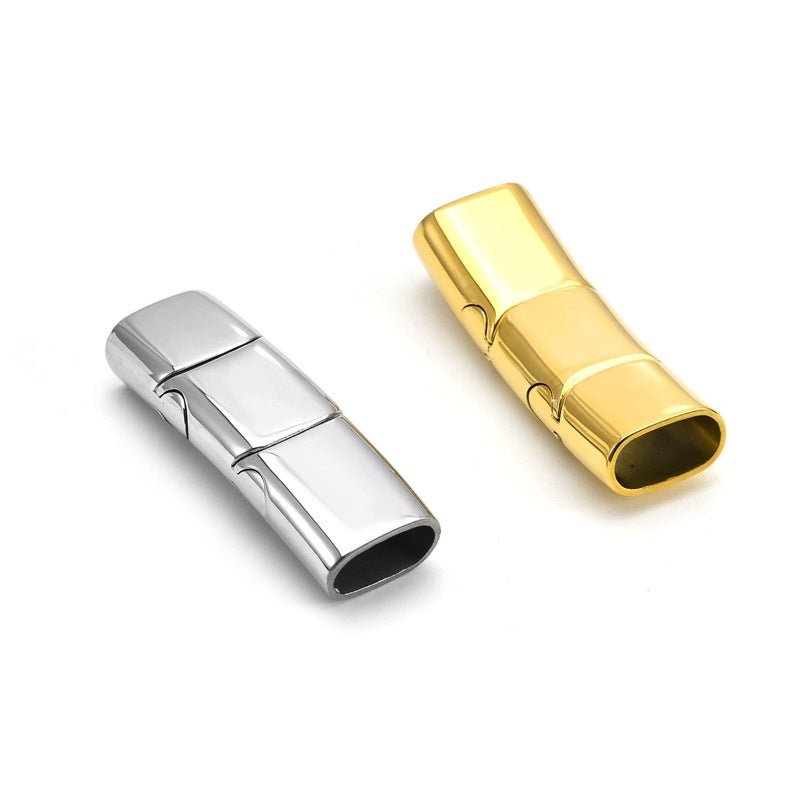 Stainless Steel Magnet Clasp Buckle 6x12mm 10pcs