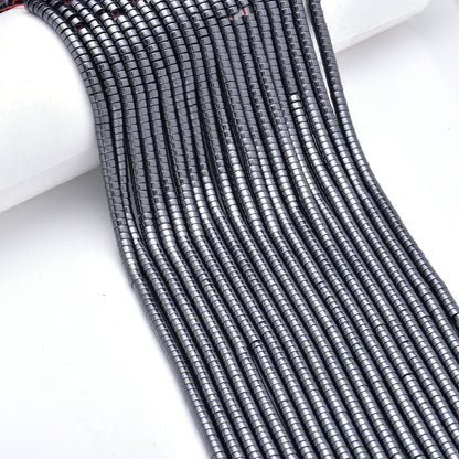 Farverig hæmatit, naturlig ædelsten, Rondelle Stone Spacer 2mm 3mm 4mm 6mm 15''