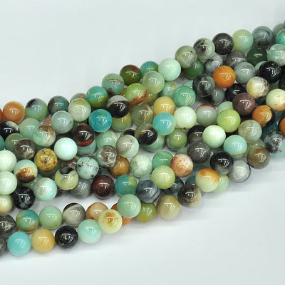 A+ Rainbow Amazonite Beads 4mm 6mm 8mm 10mm 12mm 15''