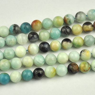 A+ Rainbow Amazonite Beads 4mm 6mm 8mm 10mm 12mm 15''