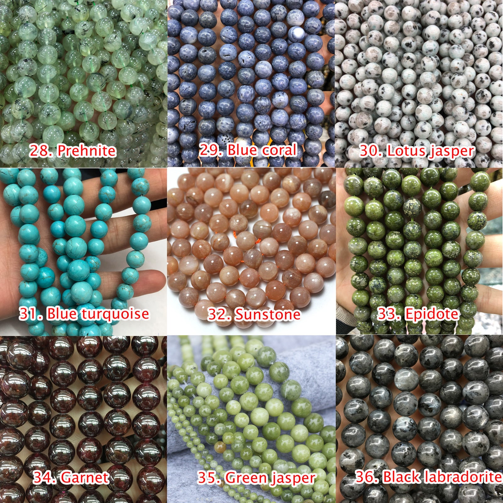 Azurit, naturlig ædelsten, ægte sten, 6mm 8mm 10mm 15''