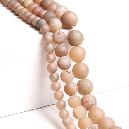 Mix Druzy Agate 6mm 8mm 10mm 12mm 14mm 15''