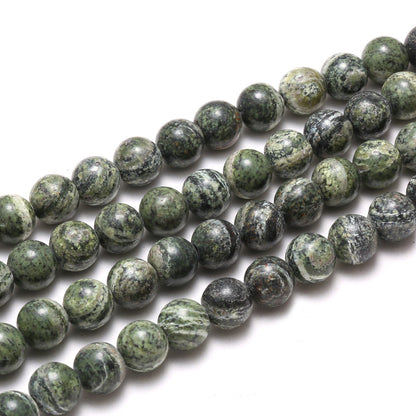 Green Zebra Jasper Beads 6mm 8mm 10mm 12mm 15''
