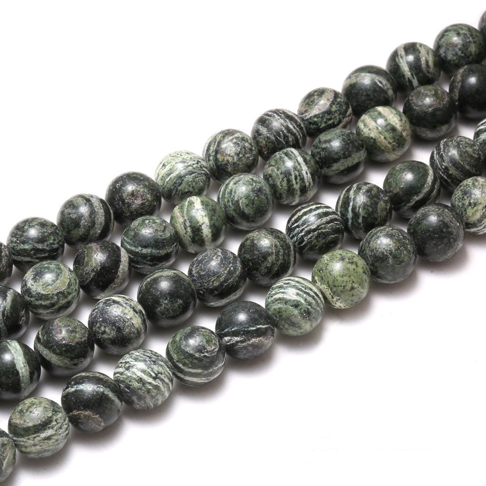 Green Zebra Jasper Beads 6mm 8mm 10mm 12mm 15''
