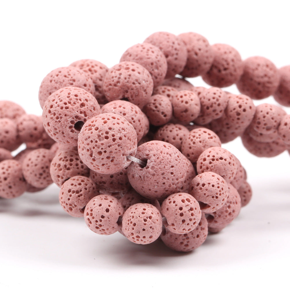 Red Lava Beads 6mm 8mm 10mm 12mm 15''