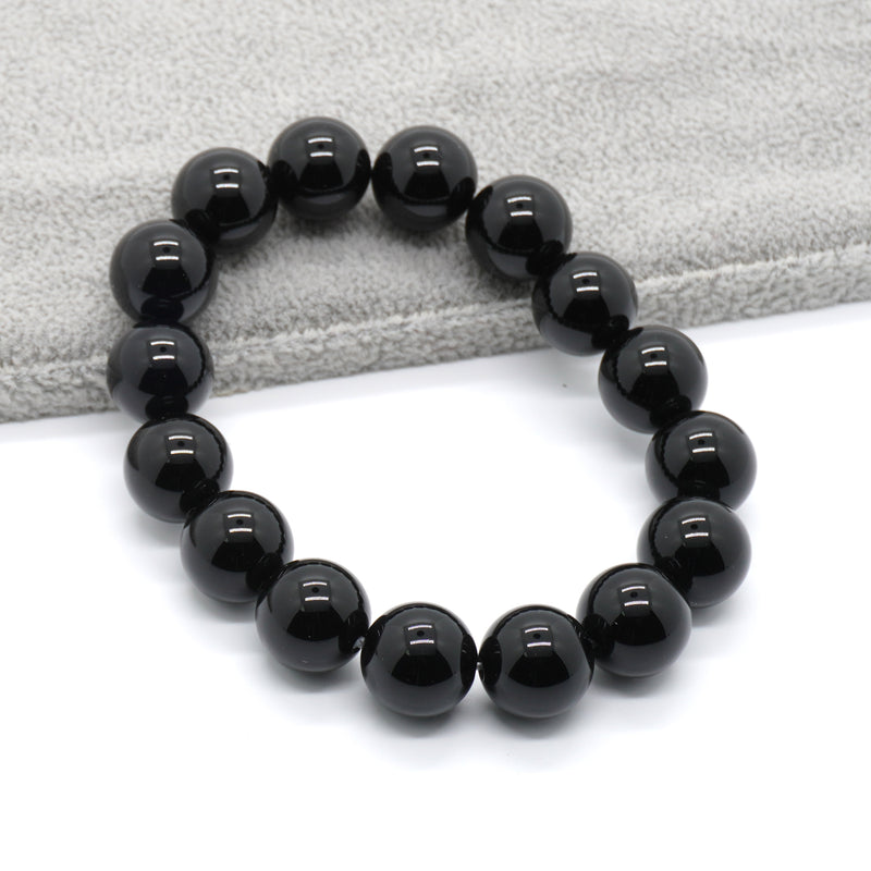 Bracelets en onyx noir 8''