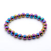 Rainbow Hematite Bracelet 8''