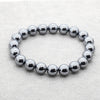 Silver Hematite Bracelet 8''