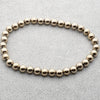 Light Gold Hematite Bracelet 8''
