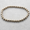 Light Gold Hematite Bracelet 8''