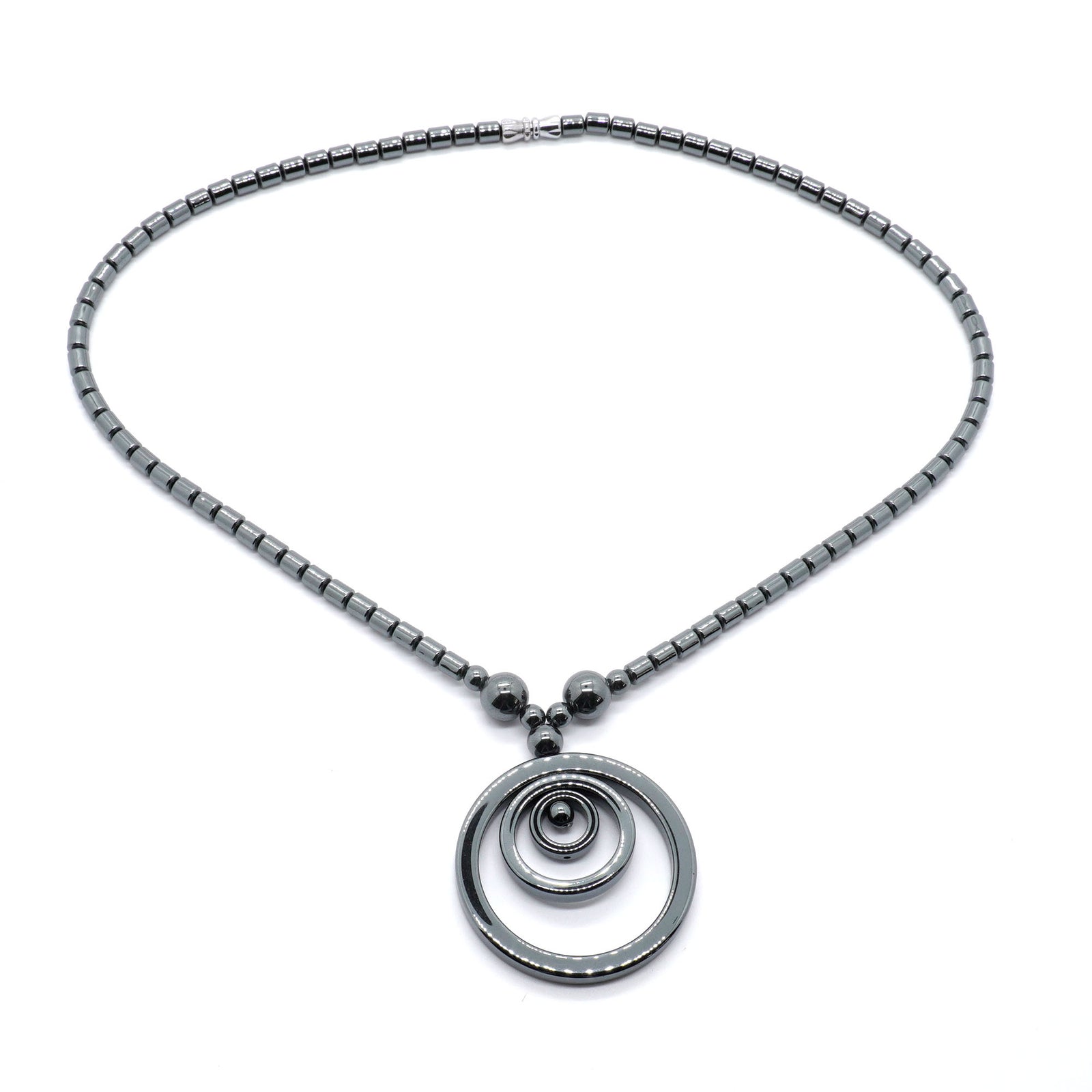 Hematite Necklace 17''