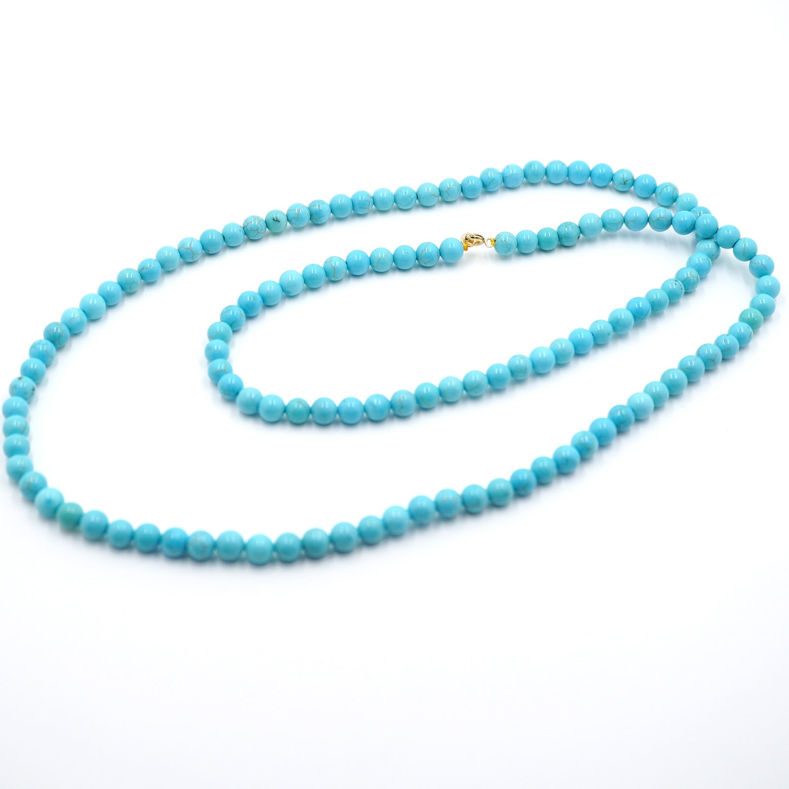 Blue Tiger Eye Halskæde Onyx Stone Halskæde 8mm 30'' 34'' 36''