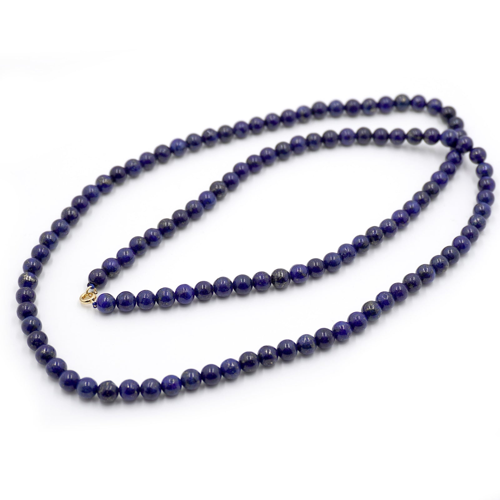 Blue Tiger Eye Halskæde Onyx Stone Halskæde 8mm 30'' 34'' 36''