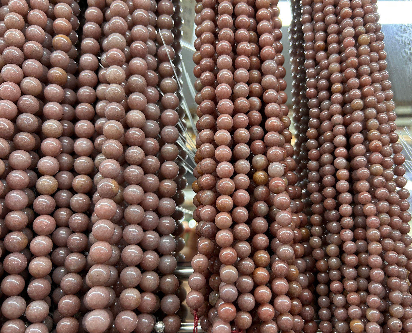 Purple Quartzite Beads 6mm 8mm 10mm 15''