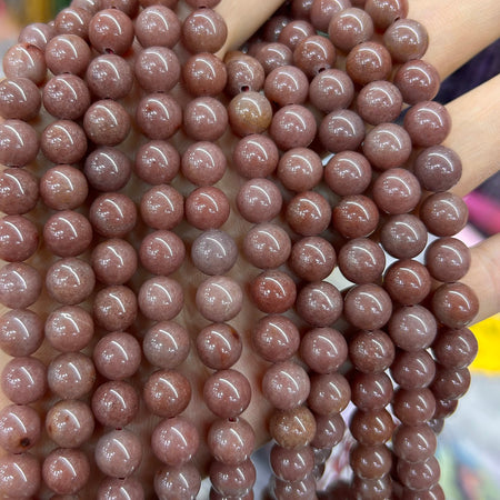 Purple Quartzite Beads 6mm 8mm 10mm 15''