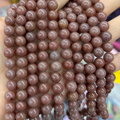 Purple Quartzite Beads 6mm 8mm 10mm 15''