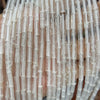 Crystal Tube Beads 4x13mm 15''