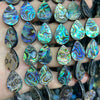 Abalone Shell Beads Flat Teardrop Beads 14mm 18mm 15''