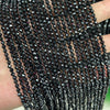 Perles à facettes en spinelle 2 mm 3 mm 4 mm 5 mm 6 mm 15''