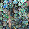 Abalone Shell Beads Flat Heart Beads 12mm 14mm 16mm 15''