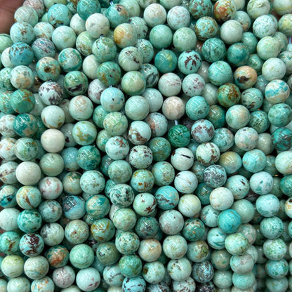 Lilla turkis stenperler 6 mm 8 mm 10 mm 12 mm 15''