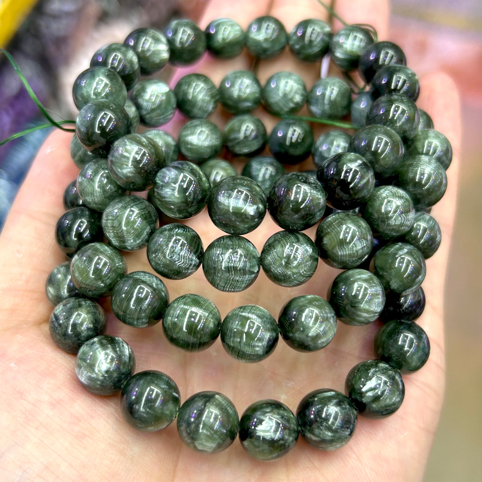 Seraphinite Bracelet 7''