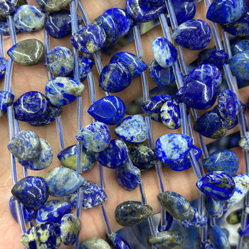 Lapis Lazuli Teardrop Beads 10x14mm 15''