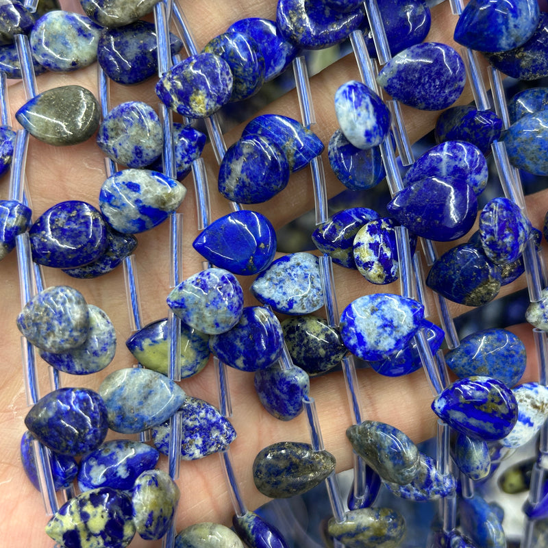 Lapis Lazuli Teardrop Beads 10x14mm 15''