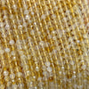 Citrine Faceted Beads 2mm 3mm 4mm 15''