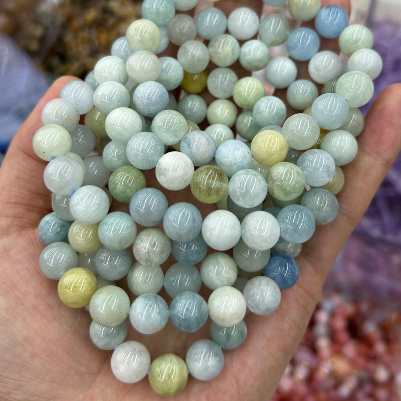 Snowflake Obsidian Mat, Naturlig Ædelsten, Rund Sten 4mm 6mm 8mm 10mm 12mm 15''