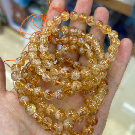 Genuine Citrine Bracelet 8''