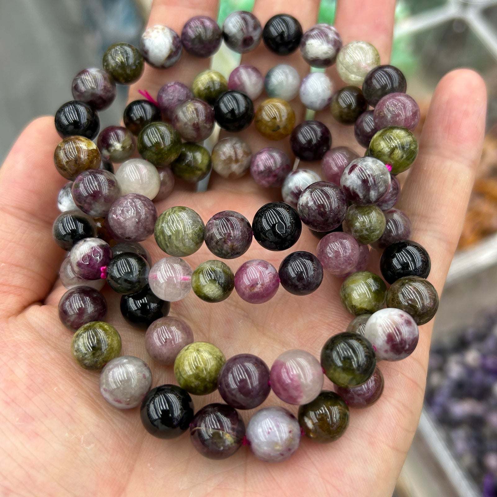 Snowflake Obsidian Mat, Naturlig Ædelsten, Rund Sten 4mm 6mm 8mm 10mm 12mm 15''