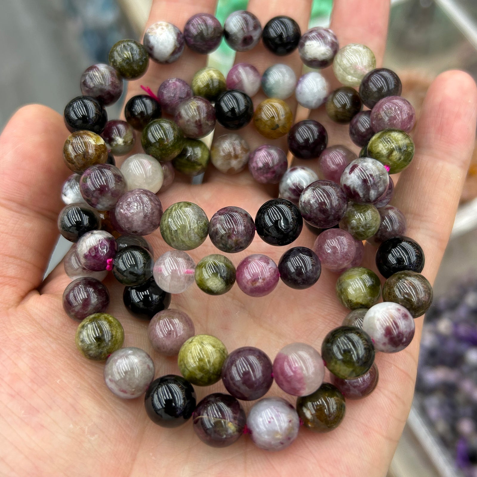 Snowflake Obsidian Mat, Naturlig Ædelsten, Rund Sten 4mm 6mm 8mm 10mm 12mm 15''