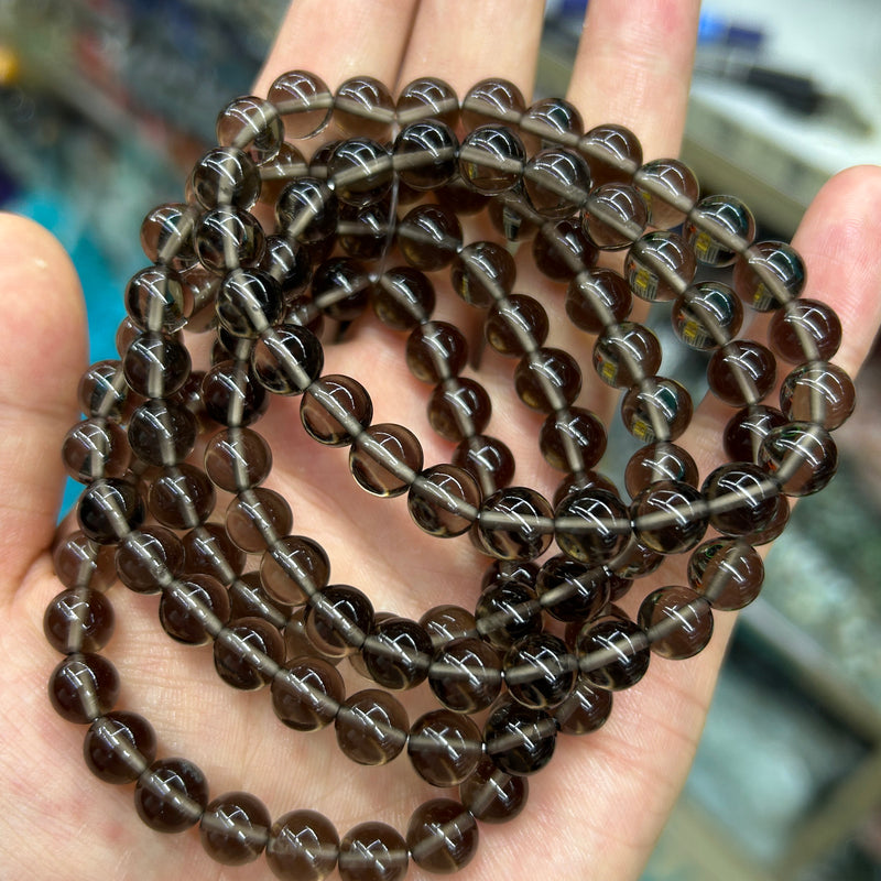 Perles d'obsidienne flocon de neige 4 mm 6 mm 8 mm 10 mm 12 mm 15''