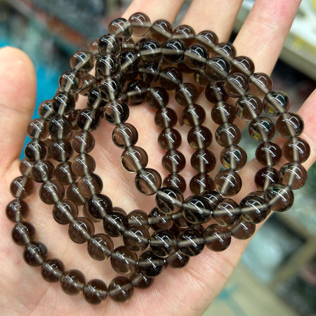 Ice Obsidian Bracelets 6mm 8mm 10mm 8''