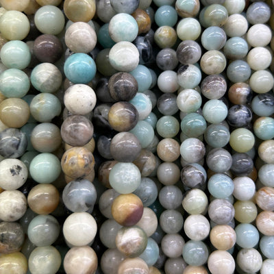 Rainbow Amazonite Beads 4mm 6mm 8mm 10mm 12mm 15''