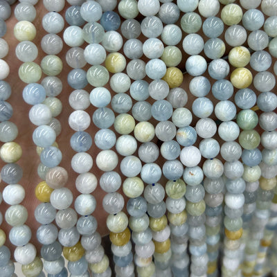 Perles tubulaires en charoïte de 8 à 12 mm