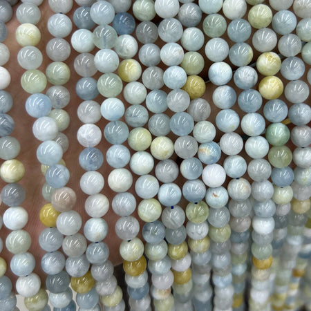Perles tubulaires en charoïte de 8 à 12 mm