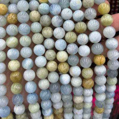 Perles tubulaires en charoïte de 8 à 12 mm