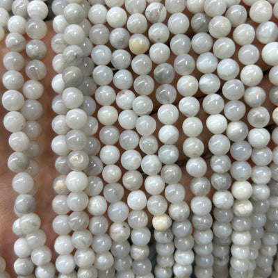 Crazy Agat Stenperler 4mm 6mm 8mm 10mm 12mm 15''