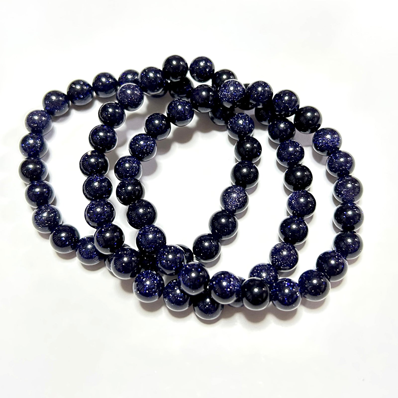 Blue Sandstone Bracelet 8''