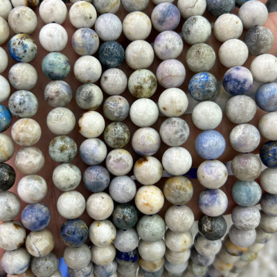 Hackmanite Beads 6mm 8mm 10mm 15''