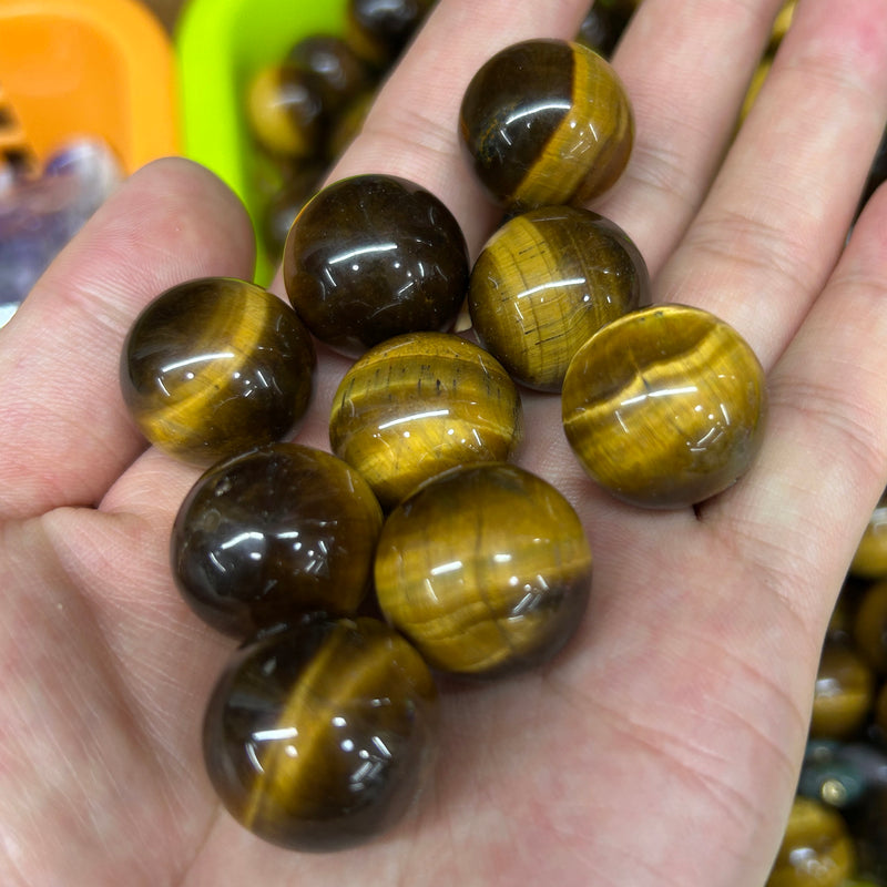 Tiger Eye Beads 16mm 18mm 20mm 5pcs