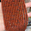 Red Jasper Rondelle Beads 15''