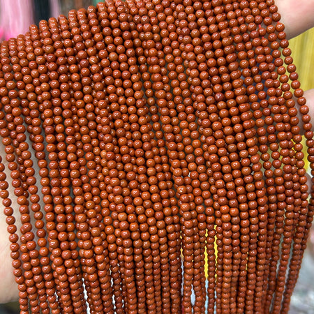 Red Jasper Beads 2mm 3mm 4mm 15''