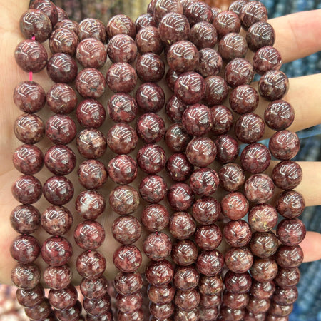 AA Red Eudyalite Beads 6mm 8mm 10mm 15''