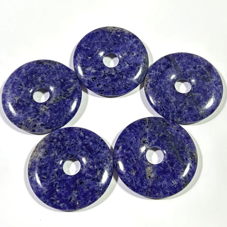 Sodalite Donut Beads 30mm 40mm 50mm 1pc