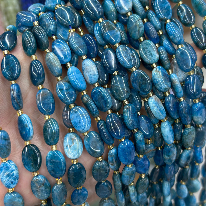 Perles ovales à facettes en labradorite 10x14mm 12x16mm 13x18mm 15''