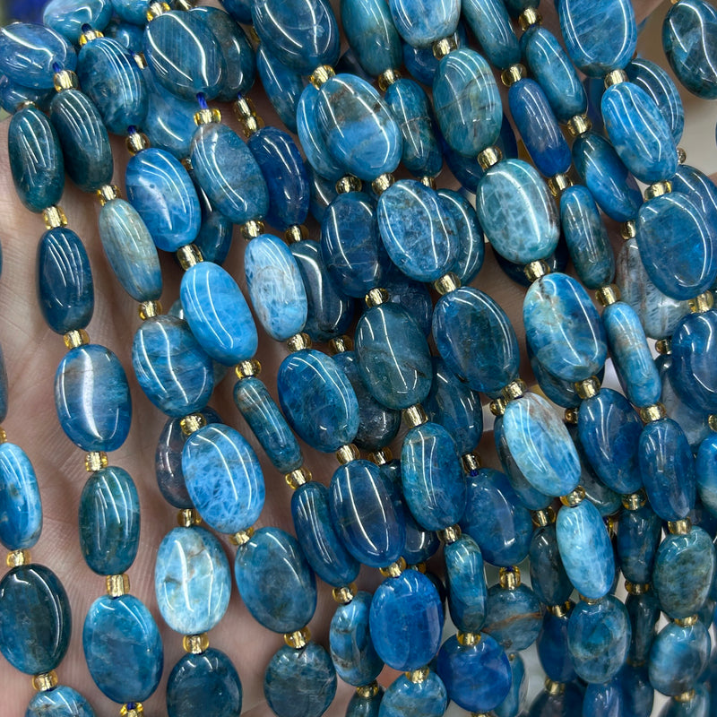 Perles ovales à facettes en labradorite 10x14mm 12x16mm 13x18mm 15''