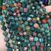 Bloodstone Faceted Beads 6mm 8mm 10mm 15''